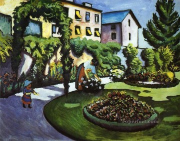 Garden Picture Expressionism Oil Paintings